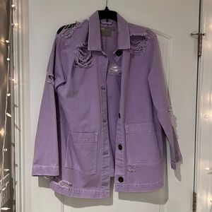 ASOS Distressed Denim Jacket